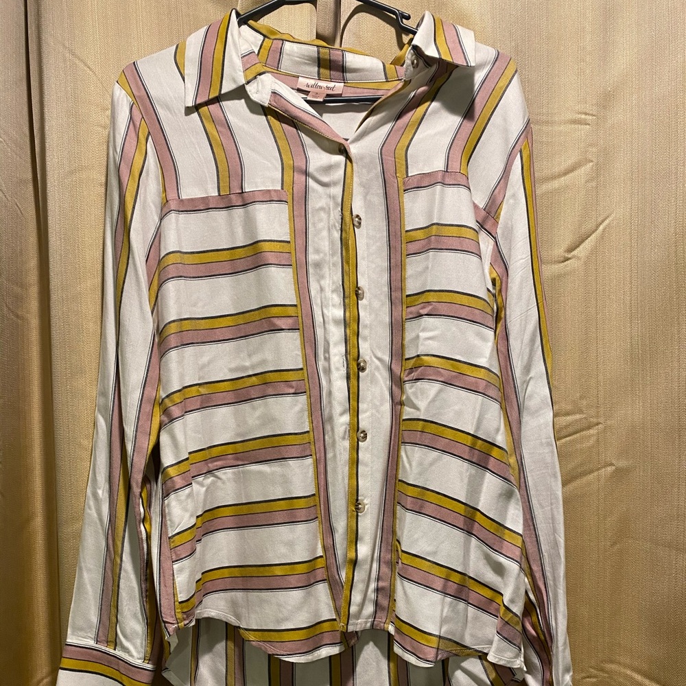 Willow + Root flannel button up, worn ONCE!